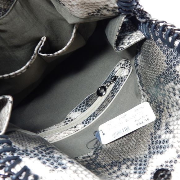 Python Chain Border Shoulder bag faux python NWT - Picture 5 of 8